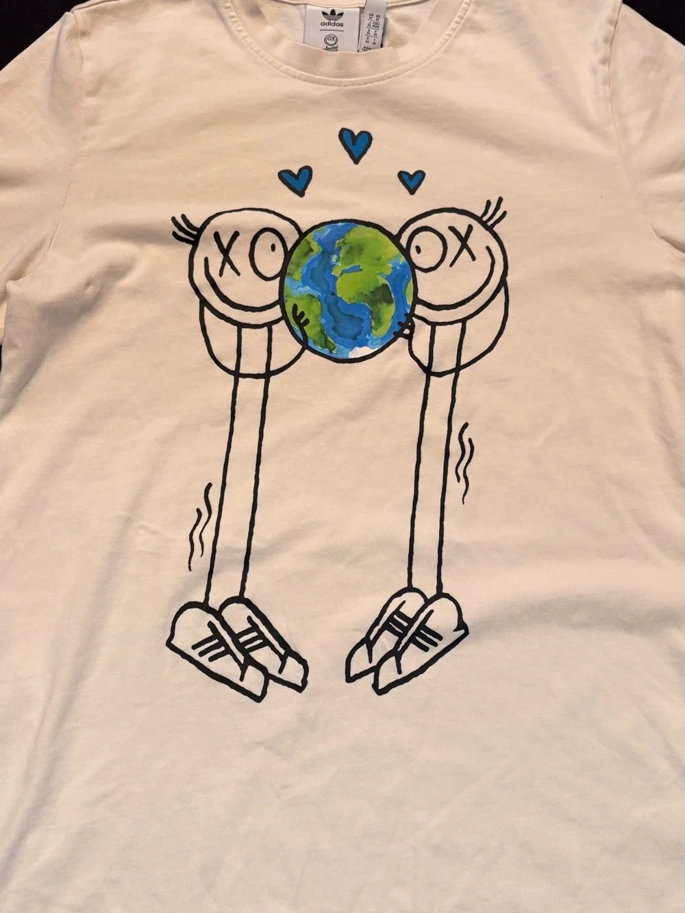 adidas x André Saraiva Cream Graphic Tee